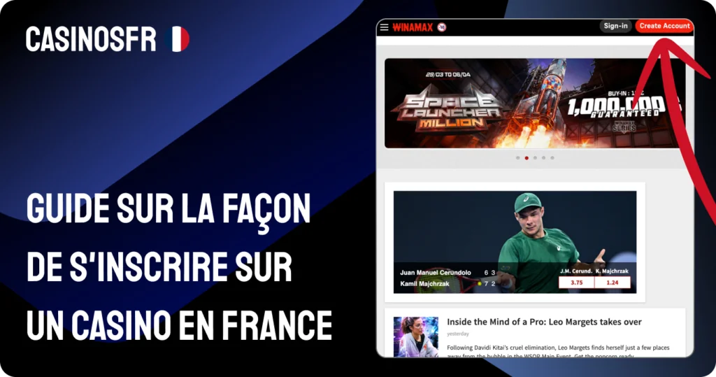 Inscription étape par étape dans un casino retrait instantané